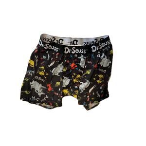 Dr Seuss Characters Boxer Brief Compression Shorts Mens L